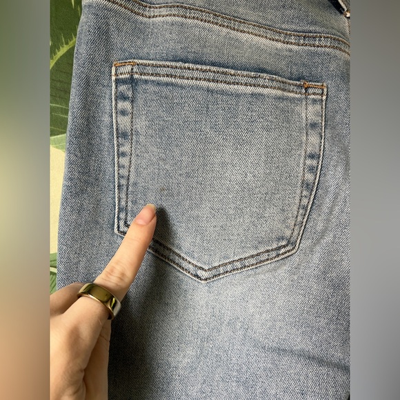 Vici Vervet Womens Crossover Distressed Jeans 29 - Picture 11 of 12